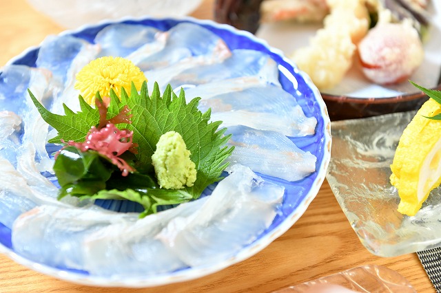 新鮮な刺身